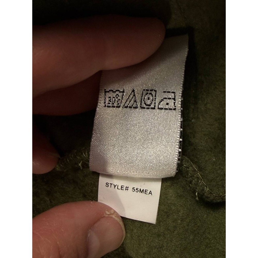Vintage Pelle Pelle Marc Buchanan Olive Sweatshirt Fleece Big Logo Large - Picture 15 of 16